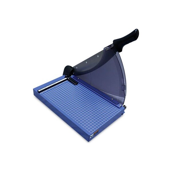 Formax United Professional-Grade Guillotine Paper Trimmer - 14" Cutting Length - 40 Sheet Capacity - Blue T14P - main